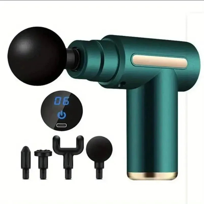Mini Muscle Massage Gun – Portable Deep Tissue Handheld Percussion Massager for Back, Neck, Legs & Body