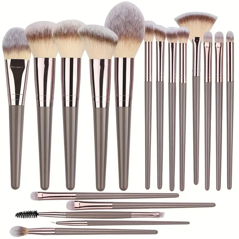 Professional Makeup Brush Set – Soft Fluffy Foundation, Eyeshadow, Concealer, Blending & Kabuki Brushes | Beauty Tools for Women