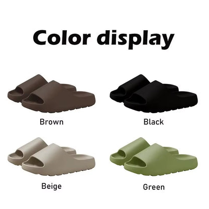 "Coconut Slippers Cloud Sandals – Thick-Soled EVA Slides for Men & Women, Soft Bottom Summer Beach Footwear"