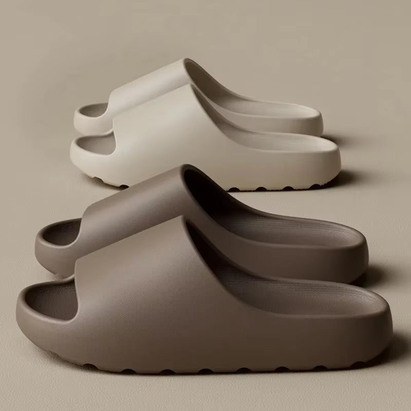 "Coconut Slippers Cloud Sandals – Thick-Soled EVA Slides for Men & Women, Soft Bottom Summer Beach Footwear"