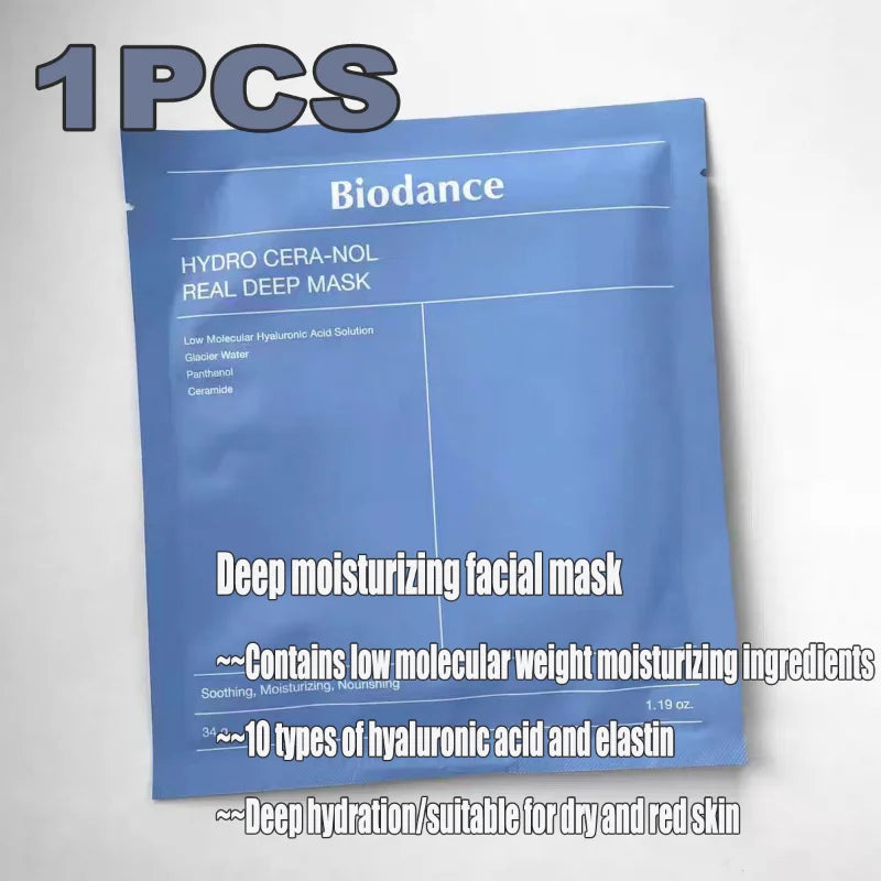 Bio Collagen Face Mask – Moisturizing, Anti-Aging, Lifting & Brightening Korean Skincare for Fine Lines & Firm Skin