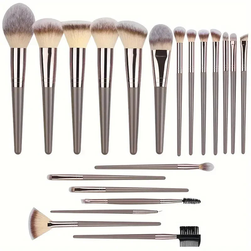 Professional Makeup Brush Set – Soft Fluffy Foundation, Eyeshadow, Concealer, Blending & Kabuki Brushes | Beauty Tools for Women