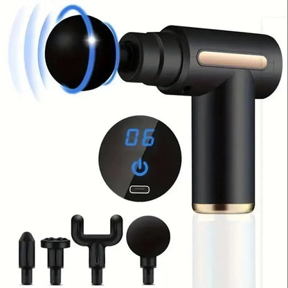 Mini Muscle Massage Gun – Portable Deep Tissue Handheld Percussion Massager for Back, Neck, Legs & Body