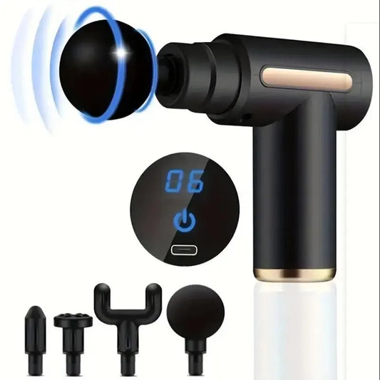 Mini Muscle Massage Gun – Portable Deep Tissue Handheld Percussion Massager for Back, Neck, Legs & Body