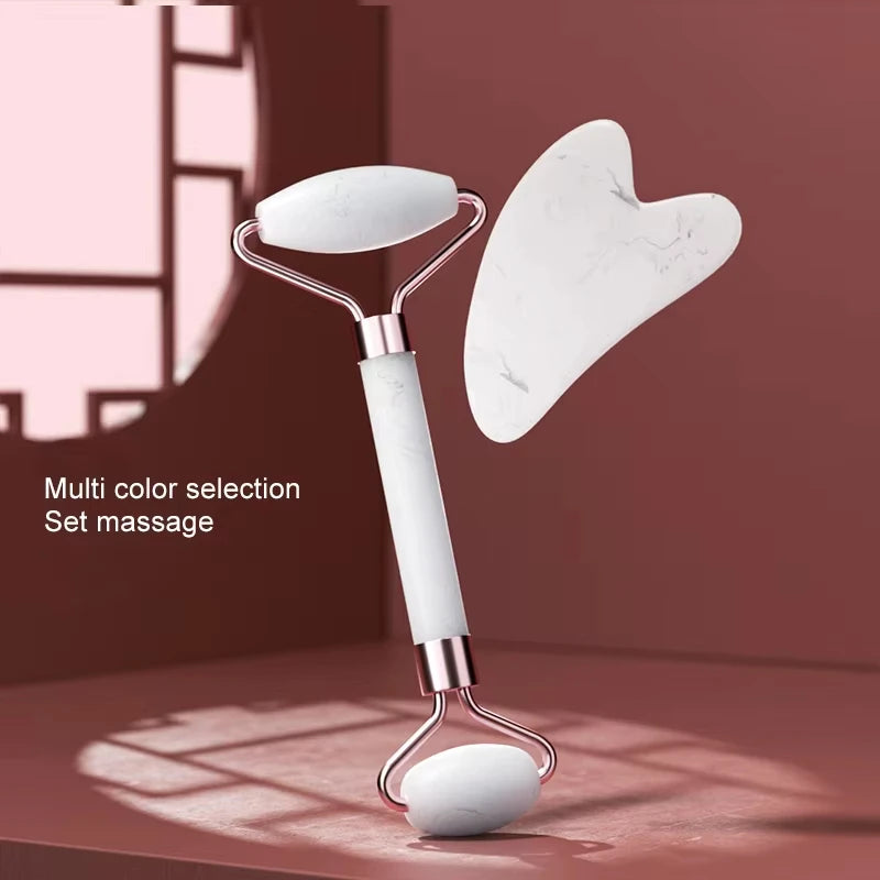 Resin Facial Roller & Scraping Board – Face, Neck & Eye Massage Tool for Muscle Tension Relief – Beauty & Skincare Health Care Instrument