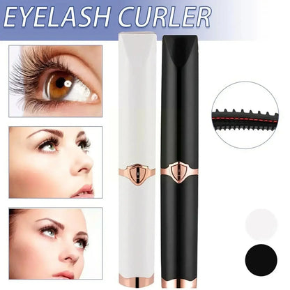 Rechargeable Heated Eyelash Curler – Long-Lasting Natural Curl, Compact & Portable Design for Effortless Styling
