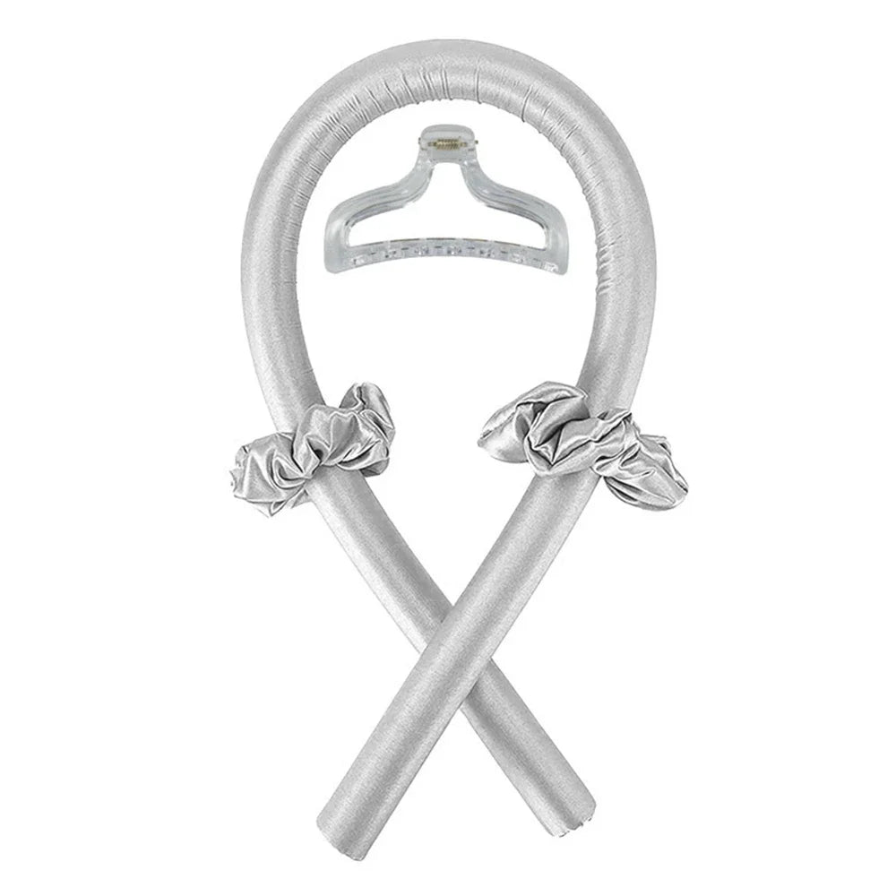 Heatless Curling Rod Headband – No Heat Silk Hair Curlers for Overnight Curls, Soft Sleep-In Ribbon Rollers, Lazy Hair Styling Tool