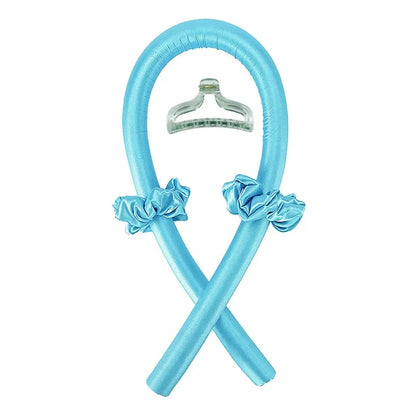 Heatless Curling Rod Headband – No Heat Silk Hair Curlers for Overnight Curls, Soft Sleep-In Ribbon Rollers, Lazy Hair Styling Tool