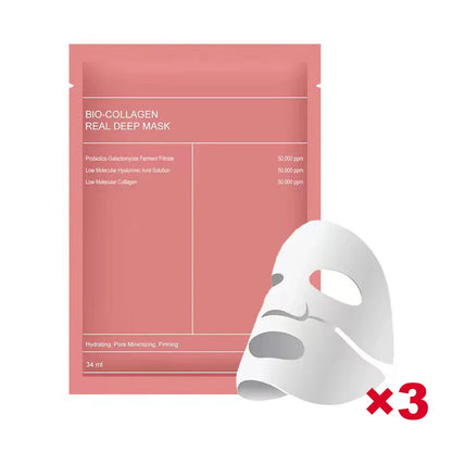 Bio Collagen Face Mask – Moisturizing, Anti-Aging, Lifting & Brightening Korean Skincare for Fine Lines & Firm Skin