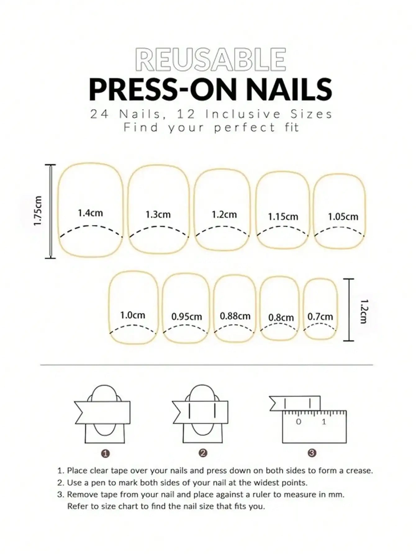 Short Square Press-On Nails – White French Tips with Cute Heart Design | Y2K Bridal Fake Nails Set for Women