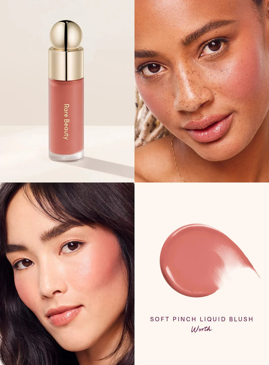 Rare Beauty Liquid Blush – Multi-Use Lip, Cheek & Eye Blusher | Waterproof, Hydrating Cream Formula for Face Contour, Glow & Plump Finish
