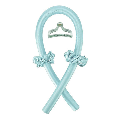 Heatless Curling Rod Headband – No Heat Silk Hair Curlers for Overnight Curls, Soft Sleep-In Ribbon Rollers, Lazy Hair Styling Tool