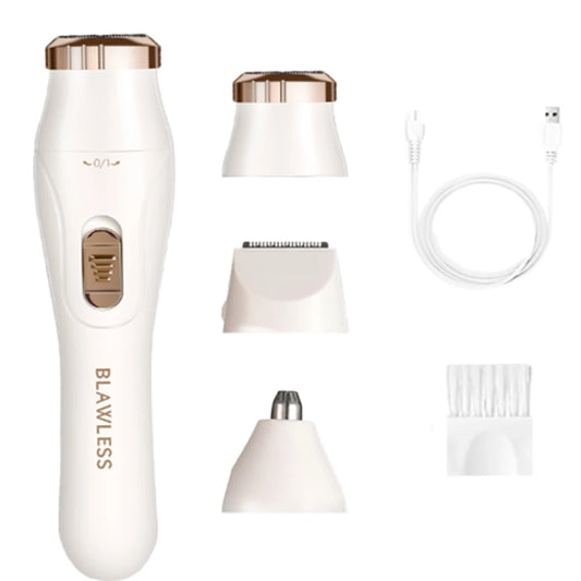 Women's Electric Shaver – Painless Hair Remover for Face, Bikini Line, Legs, Underarms – Portable & Rechargeable Female Razor and Epilator
