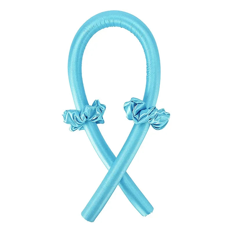 Heatless Curling Rod Headband – No Heat Silk Hair Curlers for Overnight Curls, Soft Sleep-In Ribbon Rollers, Lazy Hair Styling Tool