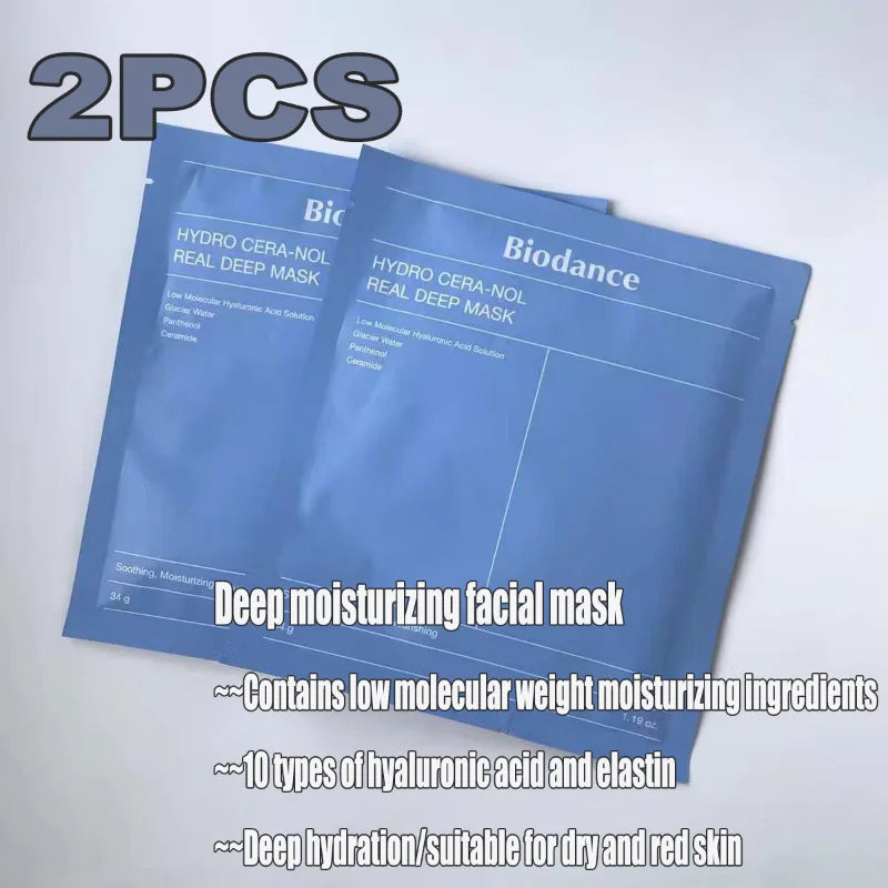 Bio Collagen Face Mask – Moisturizing, Anti-Aging, Lifting & Brightening Korean Skincare for Fine Lines & Firm Skin