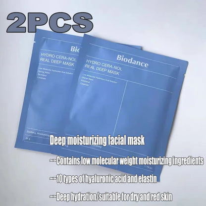 Bio Collagen Face Mask – Moisturizing, Anti-Aging, Lifting & Brightening Korean Skincare for Fine Lines & Firm Skin