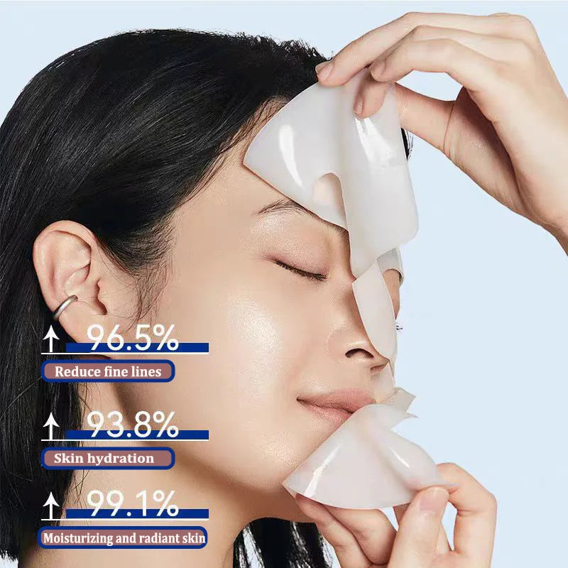 Bio Collagen Face Mask – Moisturizing, Anti-Aging, Lifting & Brightening Korean Skincare for Fine Lines & Firm Skin