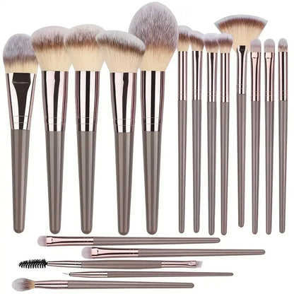 Professional Makeup Brush Set – Soft Fluffy Foundation, Eyeshadow, Concealer, Blending & Kabuki Brushes | Beauty Tools for Women