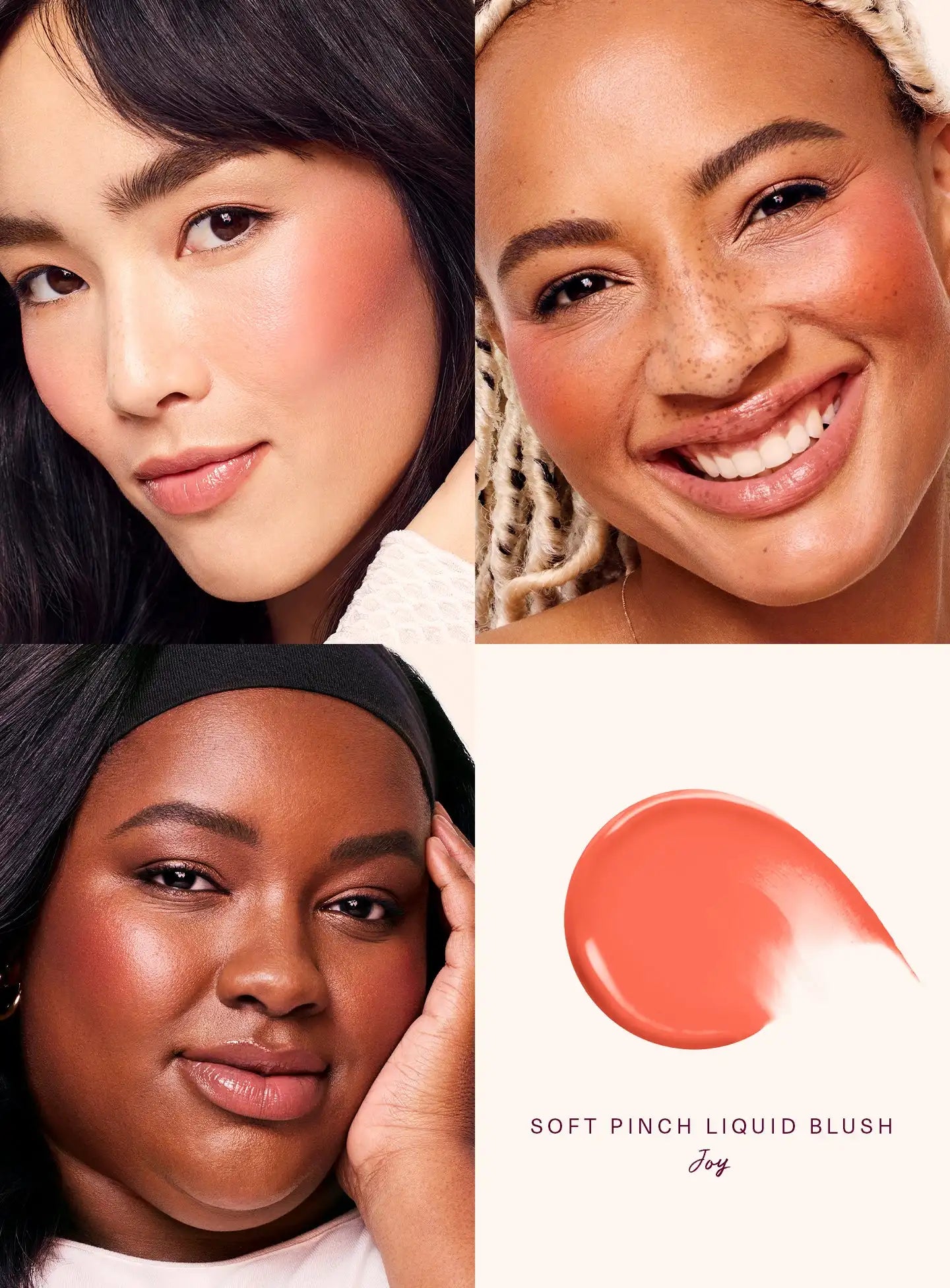 Rare Beauty Liquid Blush – Multi-Use Lip, Cheek & Eye Blusher | Waterproof, Hydrating Cream Formula for Face Contour, Glow & Plump Finish