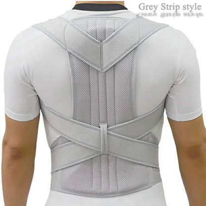 Adjustable Back Posture Corrector Brace – Breathable Back and Shoulder Support for Women, Students, and Kids