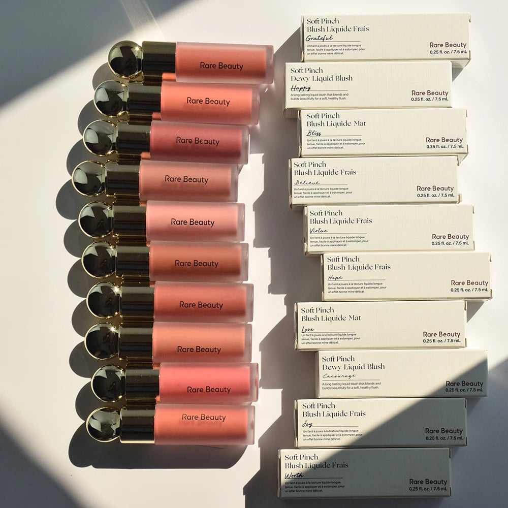 Rare Beauty Liquid Blush – Multi-Use Lip, Cheek & Eye Blusher | Waterproof, Hydrating Cream Formula for Face Contour, Glow & Plump Finish