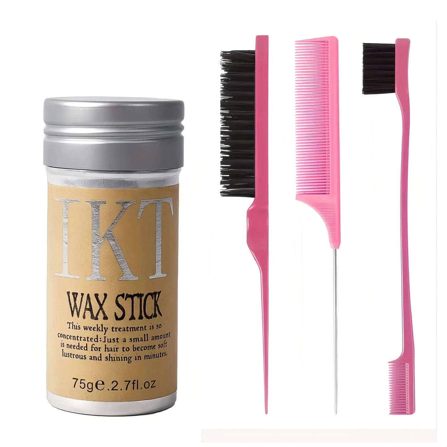 "2/5Pcs Hair Wax Stick for Women, Kids, and Toddlers – Slick Back Gel Pomade for Flyaway Hair, Wig Styling & Smooth Finish"