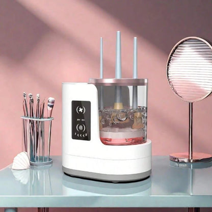Exclusive Electric Makeup Brush Cleaner, a Cleaning Tool for Makeup Brushes and Foundation.
