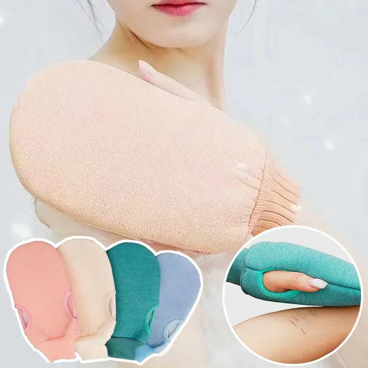 Exfoliating Shower Glove – Bath Body Scrub Mitt for Peeling, Dead Skin Removal, Spa Massage & Deep Cleansing