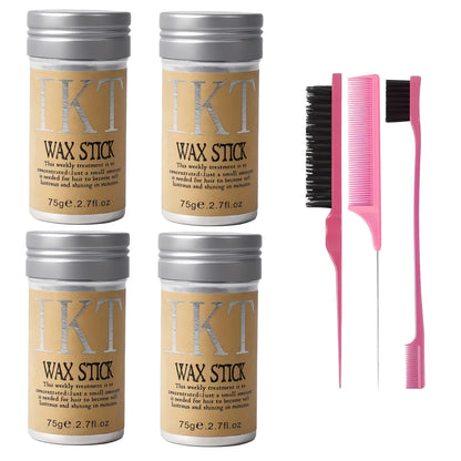 "2/5Pcs Hair Wax Stick for Women, Kids, and Toddlers – Slick Back Gel Pomade for Flyaway Hair, Wig Styling & Smooth Finish"