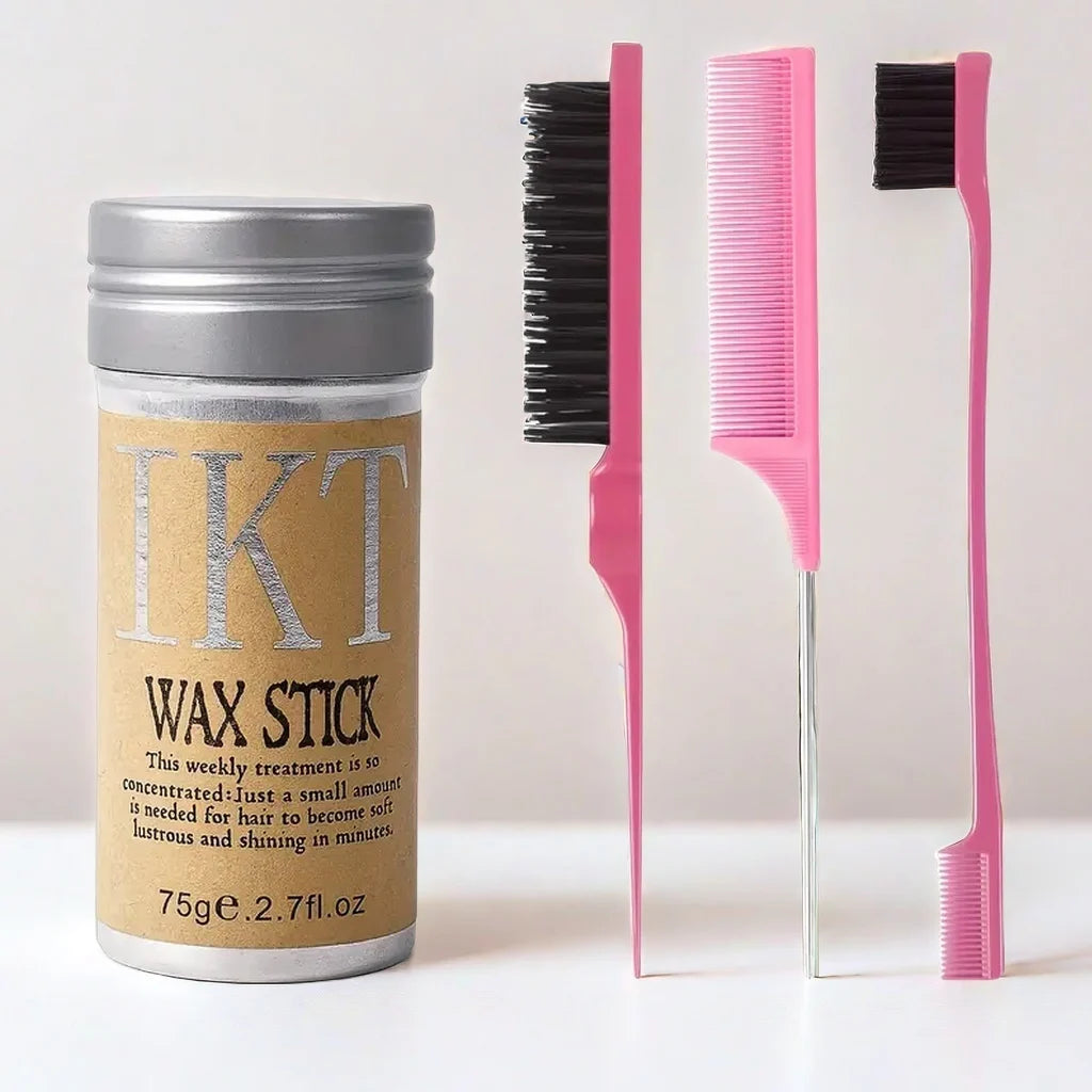 "2/5Pcs Hair Wax Stick for Women, Kids, and Toddlers – Slick Back Gel Pomade for Flyaway Hair, Wig Styling & Smooth Finish"