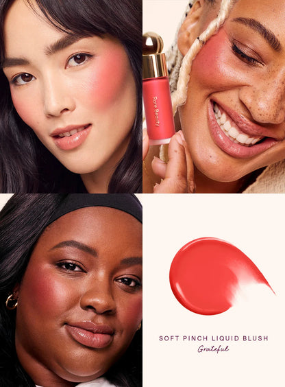 Rare Beauty Liquid Blush – Multi-Use Lip, Cheek & Eye Blusher | Waterproof, Hydrating Cream Formula for Face Contour, Glow & Plump Finish