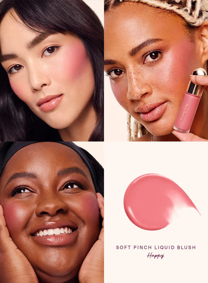 Rare Beauty Liquid Blush – Multi-Use Lip, Cheek & Eye Blusher | Waterproof, Hydrating Cream Formula for Face Contour, Glow & Plump Finish
