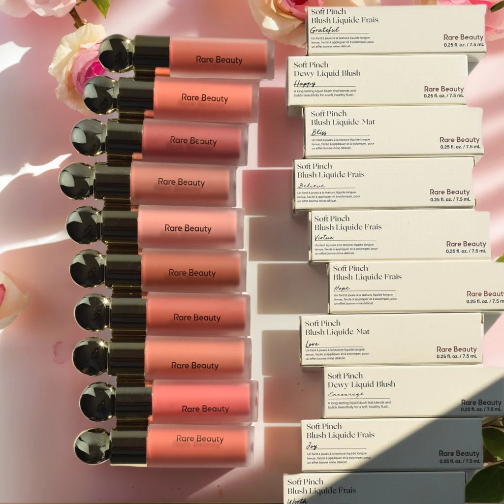 Rare Beauty Liquid Blush – Multi-Use Lip, Cheek & Eye Blusher | Waterproof, Hydrating Cream Formula for Face Contour, Glow & Plump Finish