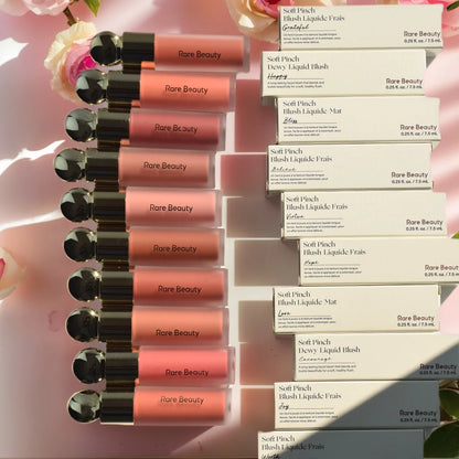 Rare Beauty Liquid Blush – Multi-Use Lip, Cheek & Eye Blusher | Waterproof, Hydrating Cream Formula for Face Contour, Glow & Plump Finish