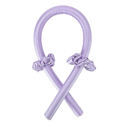 Heatless Curling Rod Headband – No Heat Silk Hair Curlers for Overnight Curls, Soft Sleep-In Ribbon Rollers, Lazy Hair Styling Tool