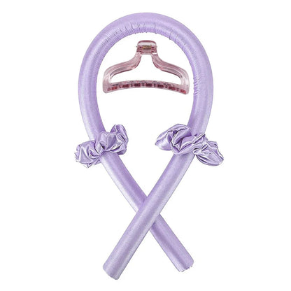 Heatless Curling Rod Headband – No Heat Silk Hair Curlers for Overnight Curls, Soft Sleep-In Ribbon Rollers, Lazy Hair Styling Tool