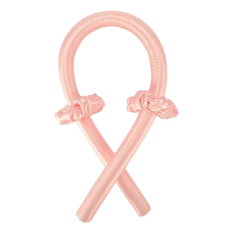 Heatless Curling Rod Headband – No Heat Silk Hair Curlers for Overnight Curls, Soft Sleep-In Ribbon Rollers, Lazy Hair Styling Tool