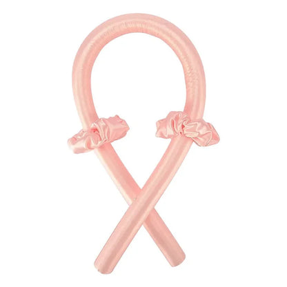 Heatless Curling Rod Headband – No Heat Silk Hair Curlers for Overnight Curls, Soft Sleep-In Ribbon Rollers, Lazy Hair Styling Tool