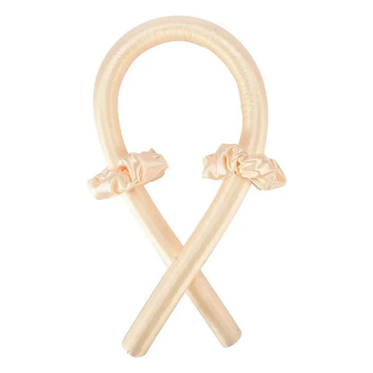 Heatless Curling Rod Headband – No Heat Silk Hair Curlers for Overnight Curls, Soft Sleep-In Ribbon Rollers, Lazy Hair Styling Tool
