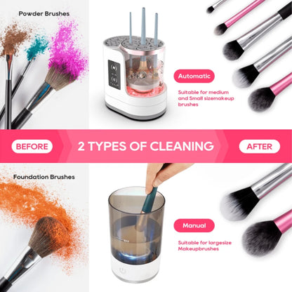 Exclusive Electric Makeup Brush Cleaner, a Cleaning Tool for Makeup Brushes and Foundation.