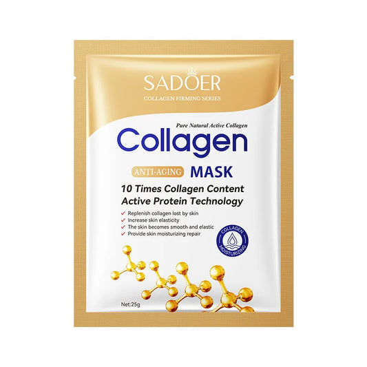 Bio Collagen Face Mask – Moisturizing, Anti-Aging, Lifting & Brightening Korean Skincare for Fine Lines & Firm Skin