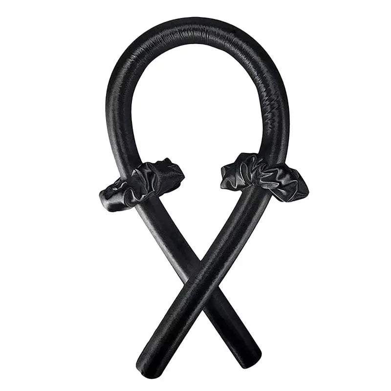 Heatless Curling Rod Headband – No Heat Silk Hair Curlers for Overnight Curls, Soft Sleep-In Ribbon Rollers, Lazy Hair Styling Tool