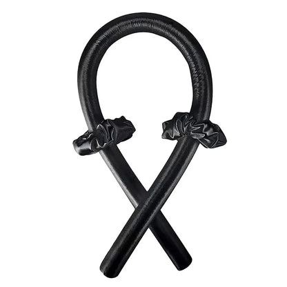 Heatless Curling Rod Headband – No Heat Silk Hair Curlers for Overnight Curls, Soft Sleep-In Ribbon Rollers, Lazy Hair Styling Tool