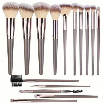 Professional Makeup Brush Set – Soft Fluffy Foundation, Eyeshadow, Concealer, Blending & Kabuki Brushes | Beauty Tools for Women